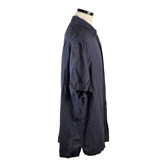 Tasso Elba Island Silk and Linen Blend Casual Lightweight Button Down Shirt XXL - Picture 3 of 7